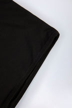 Slinky Jersey Low-Rise Hot Pants in Black