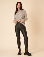 Black Leather Leggings