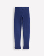 Ribbed Leggings-Starboard Blue