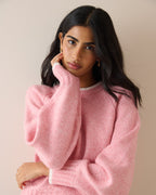 Baby Pink Contrast Trim Jumper
