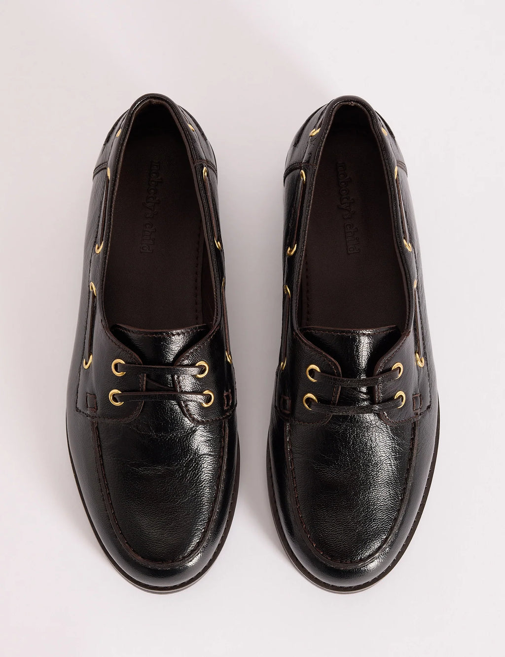Mahogany Brown Chunky Boat Shoes