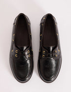 Mahogany Brown Chunky Boat Shoes