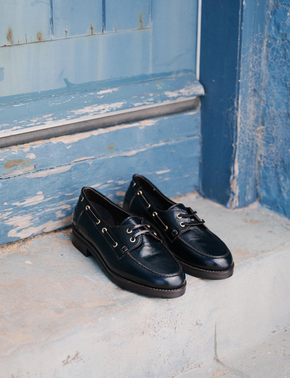 Mahogany Brown Chunky Boat Shoes