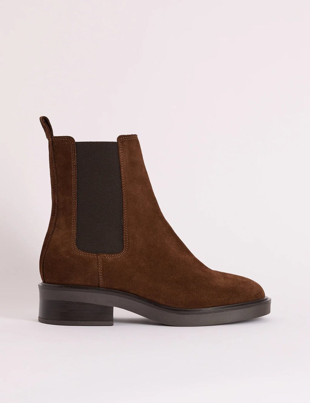 Chocolate Brown Suede Chelsea Boots