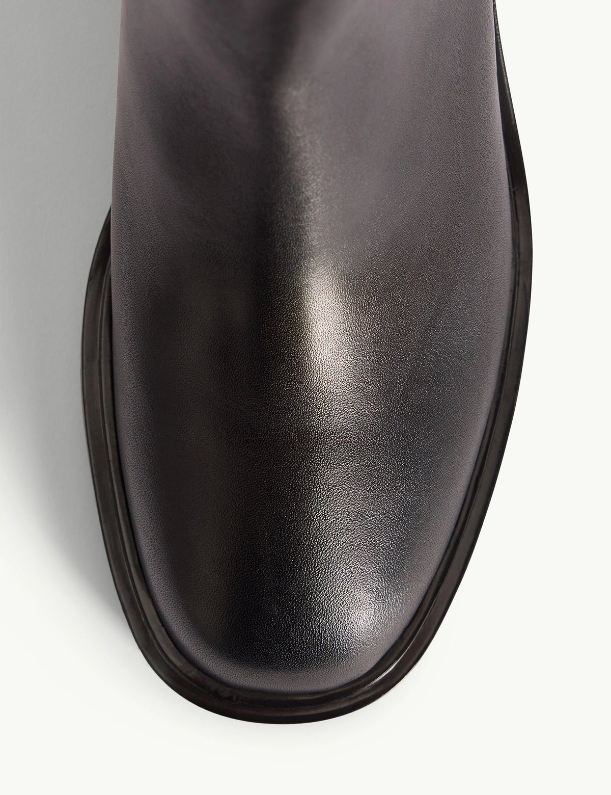 Black Leather Chelsea Boots