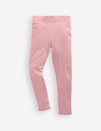 Ribbed Leggings-Vintage Pink