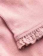 Ribbed Leggings-Vintage Pink