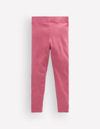 Ribbed Leggings-Pink Heather