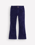 Kick Flare Jeans-College Navy Cord
