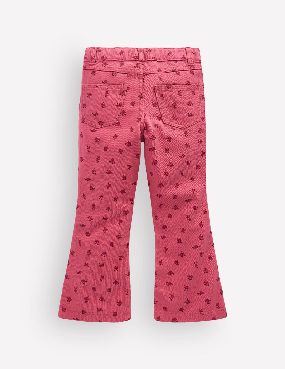 Kick Flare Jeans-Winter Blush Vintage Roses