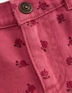 Kick Flare Jeans-Winter Blush Vintage Roses
