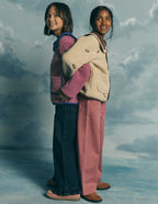 Wide Leg Jean-Pink Heather