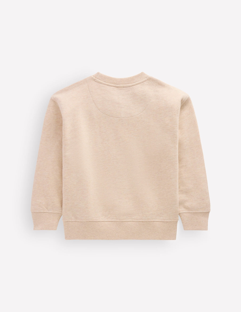Relaxed Panel Sweatshirt-Oatmeal Marl Patchwork Floral
