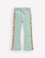 Kickflare Joggers-Cornish Blue Floral