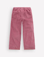 Draw Cord Trousers-Pink Heather