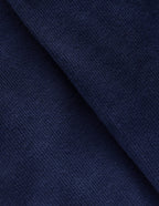 Ribbed Flared Leggings-College Navy