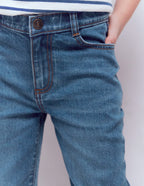 Kick Flare Jeans-Mid Vintage