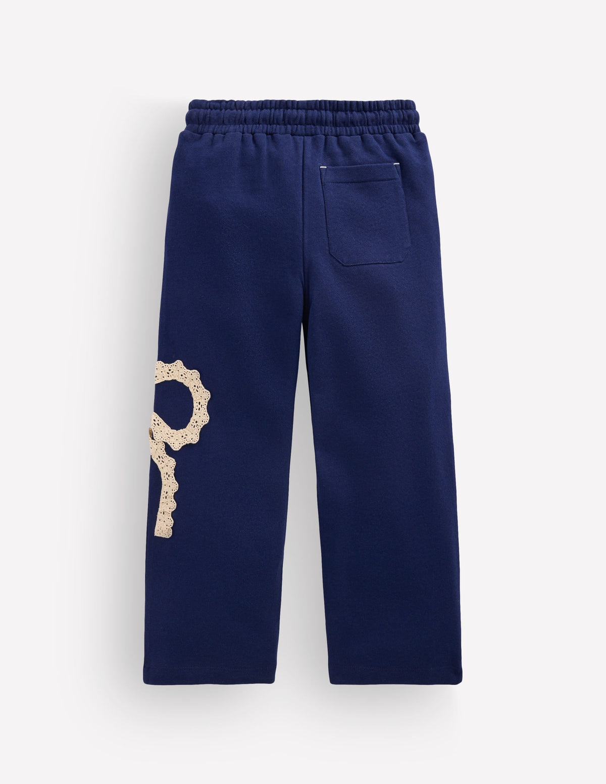 Bobbie Appliqué Joggers-Navy Bow