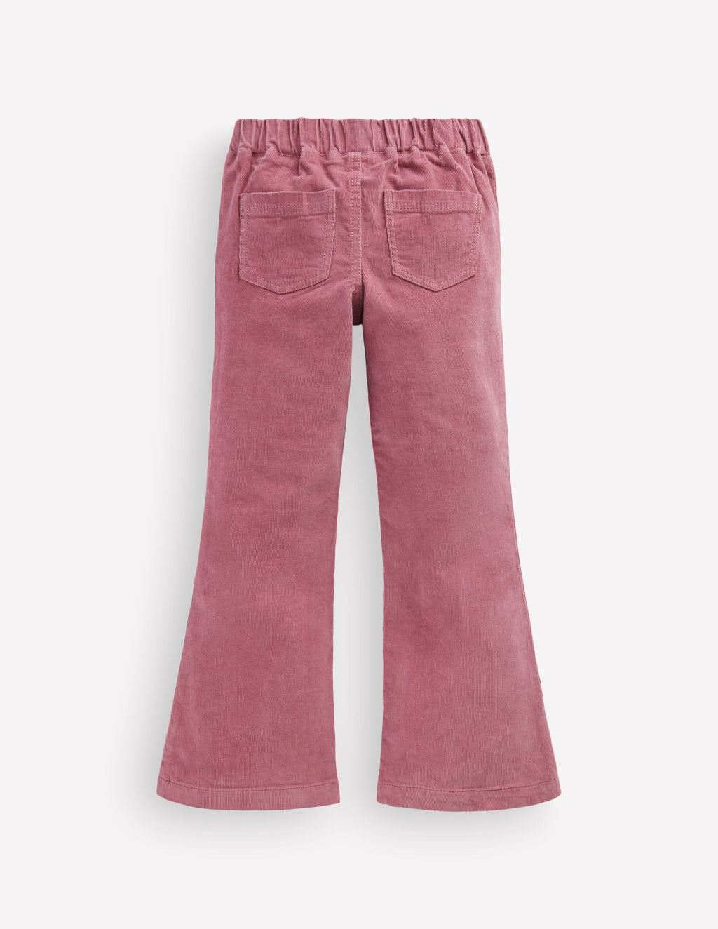 Flared Cord Leggings-Pink Heather