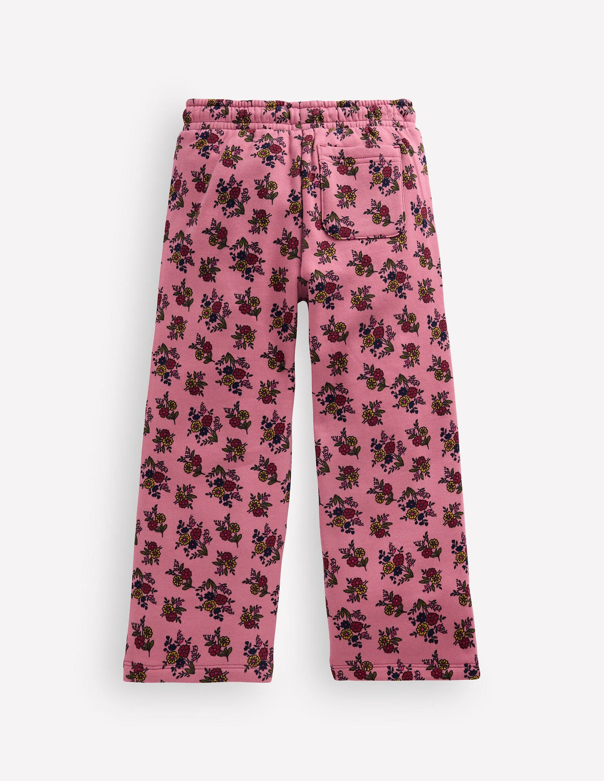 Wide Leg Printed Jogger-Vintage Rose Sprouting Garden