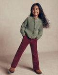 Kick Flare Jeans-Deep Wisteria Cord