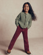 Kick Flare Jeans-Deep Wisteria Cord