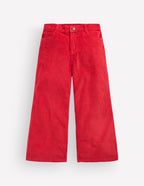 Wide Leg Jean-Gemstone Red