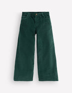 Wide Leg Jean-Malachite Green Cord