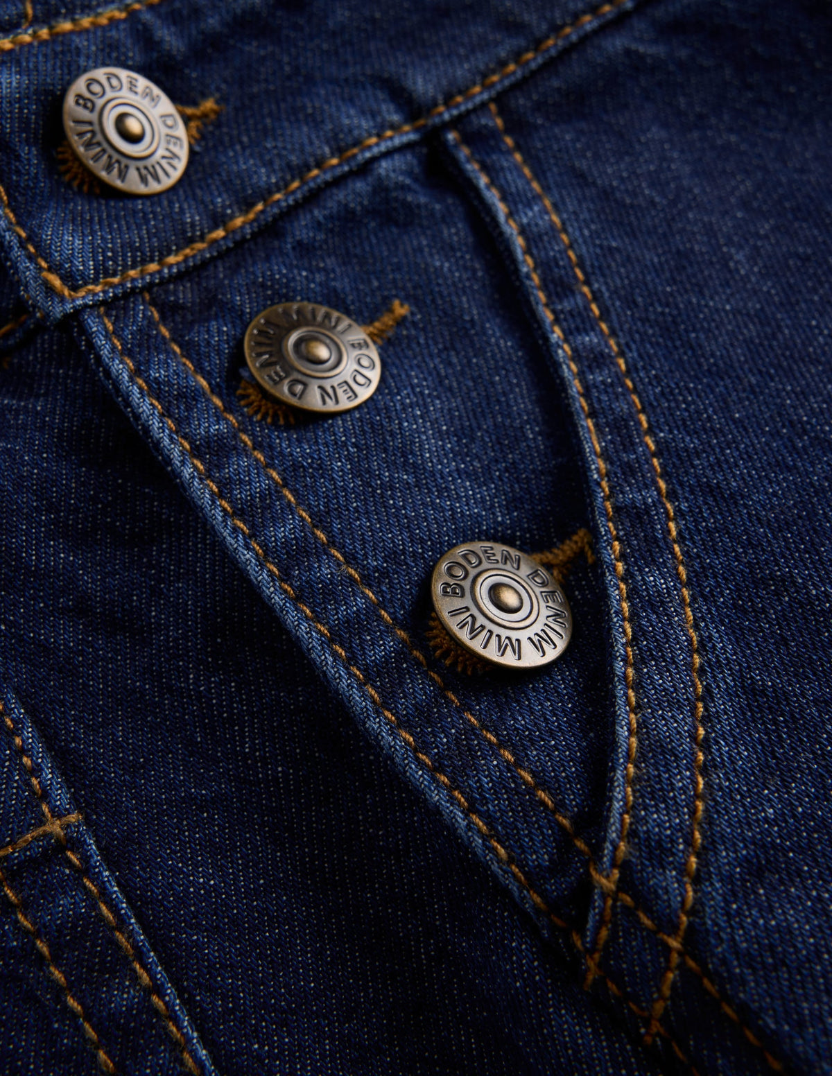 Wide Leg Dungarees-Dark Wash Denim