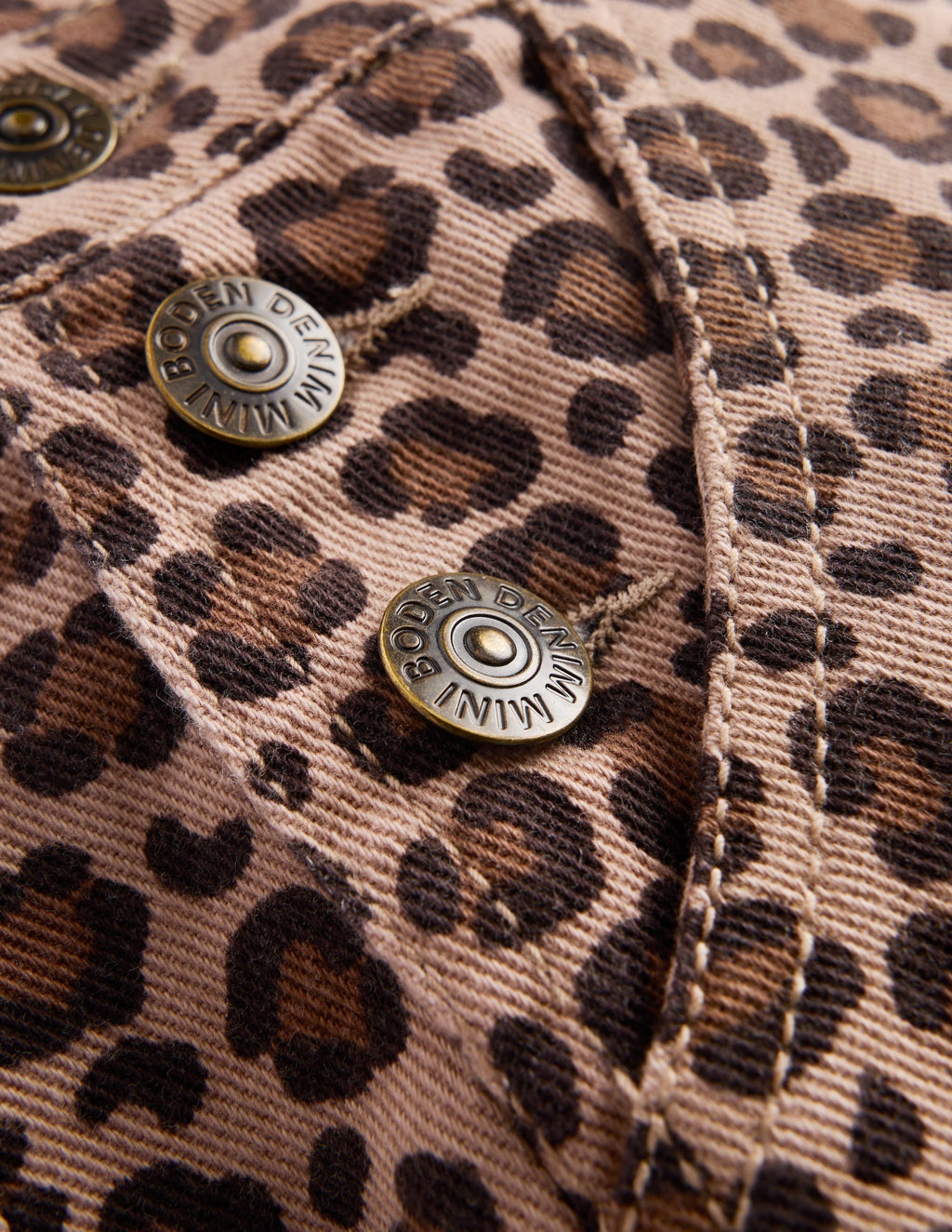 Wide Leg Dungarees-Brown Leopard