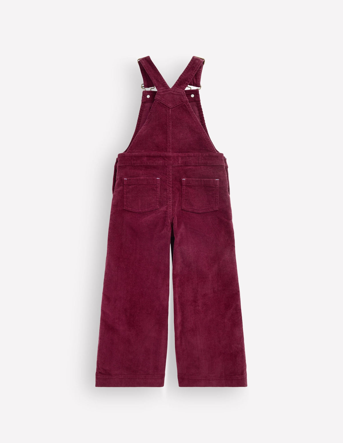 Wide Leg Dungarees-Deep Wisteria Cord