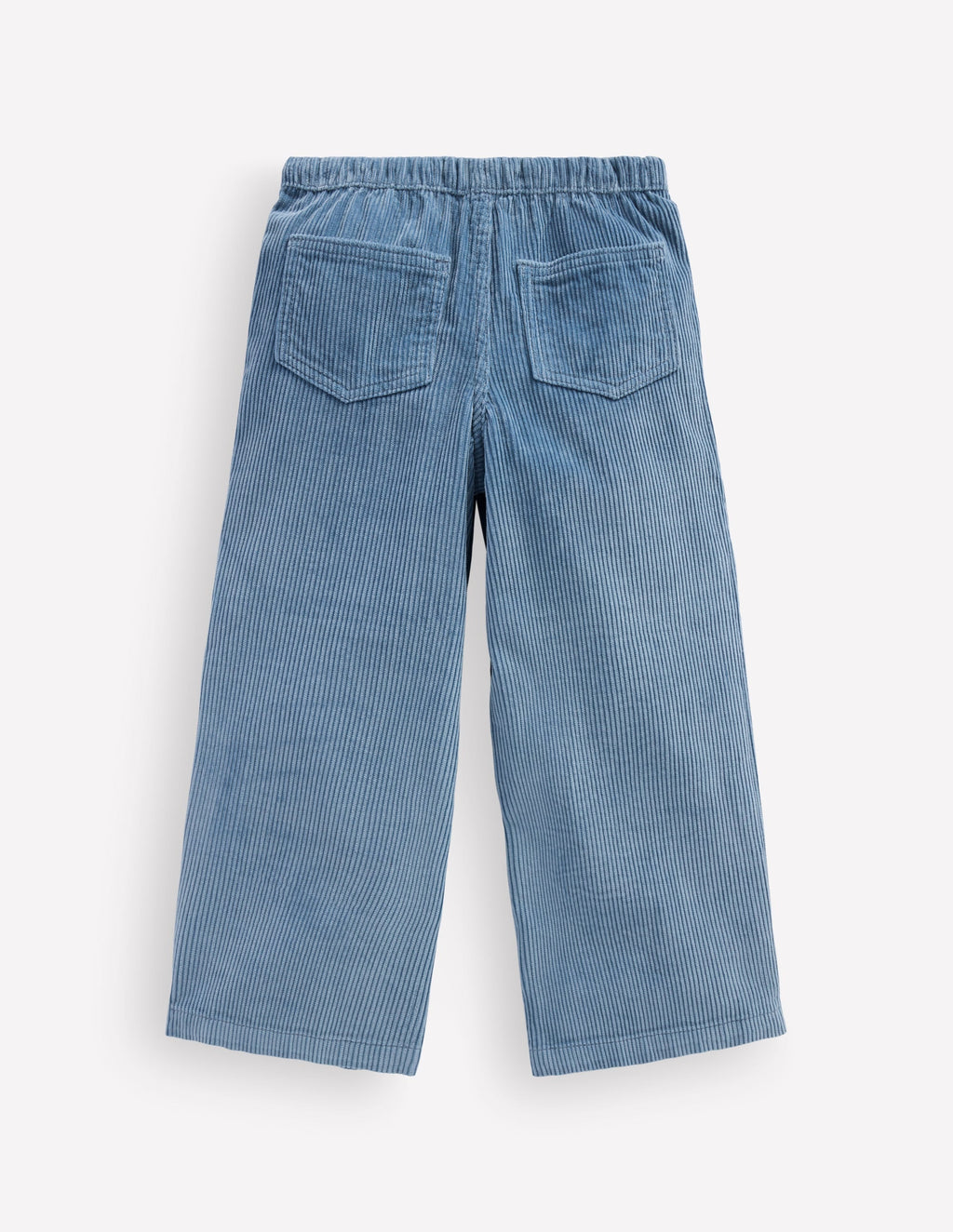 Draw Cord Trousers-Blue Aura