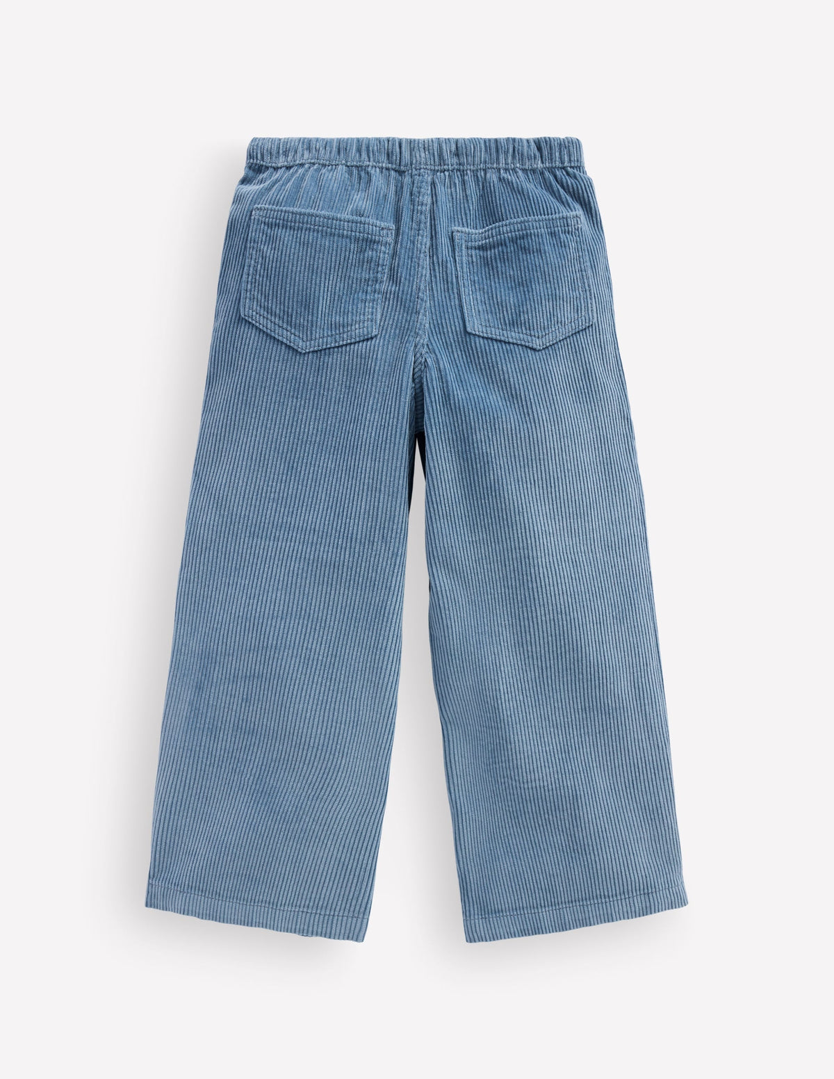 Draw Cord Trousers-Blue Aura