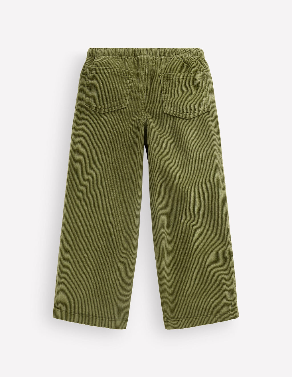Draw Cord Trousers-Olive Cord
