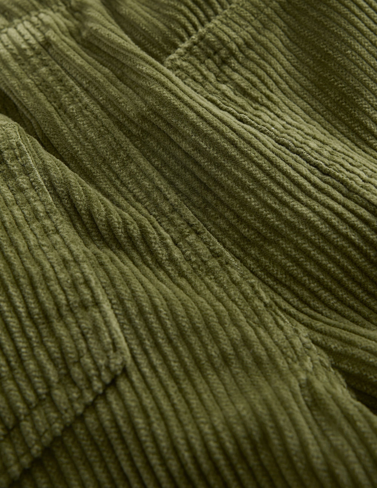 Draw Cord Trousers-Olive Cord