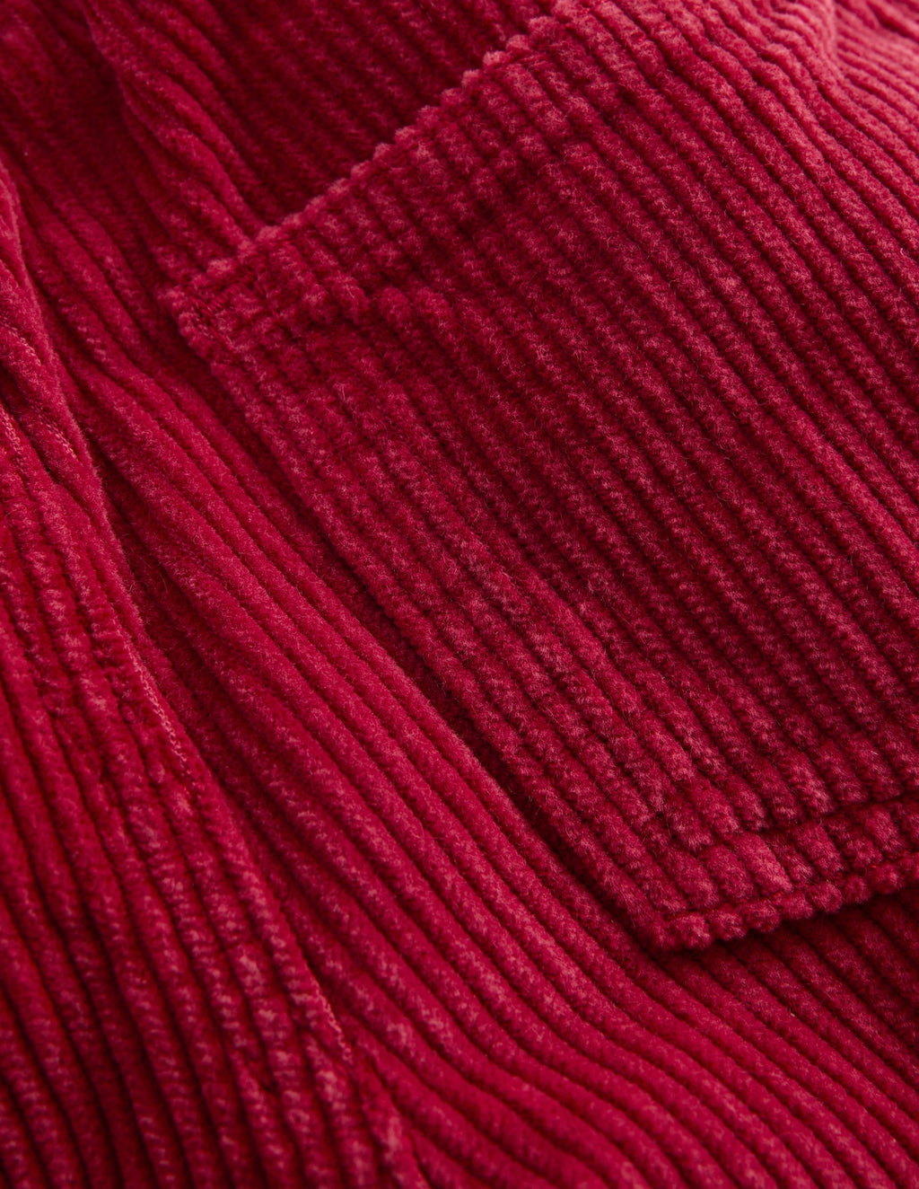 Draw Cord Trousers-Crimson Red Cord