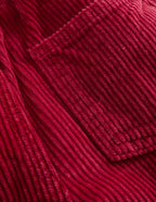 Draw Cord Trousers-Crimson Red Cord