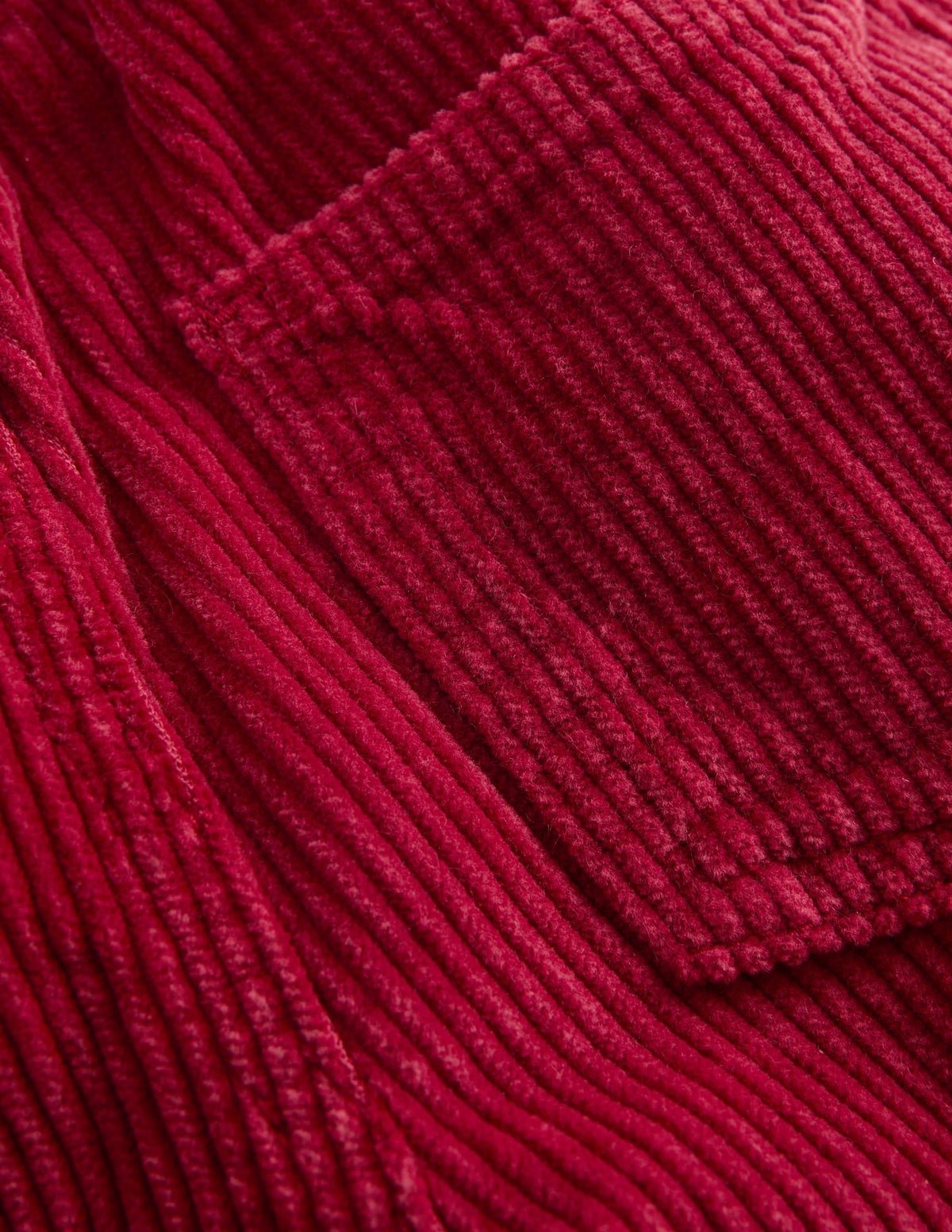 Draw Cord Trousers-Crimson Red Cord