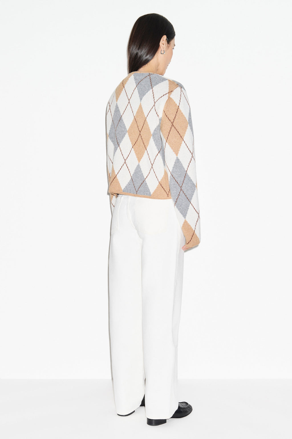 Aggie Argyle Cardigan