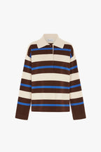 Ester Striped Polo Sweater