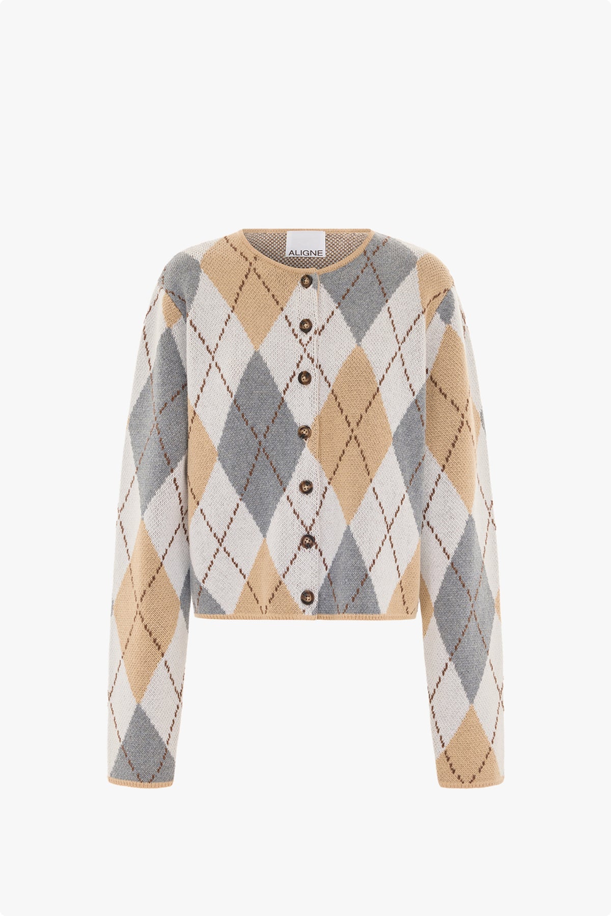 Aggie Argyle Cardigan