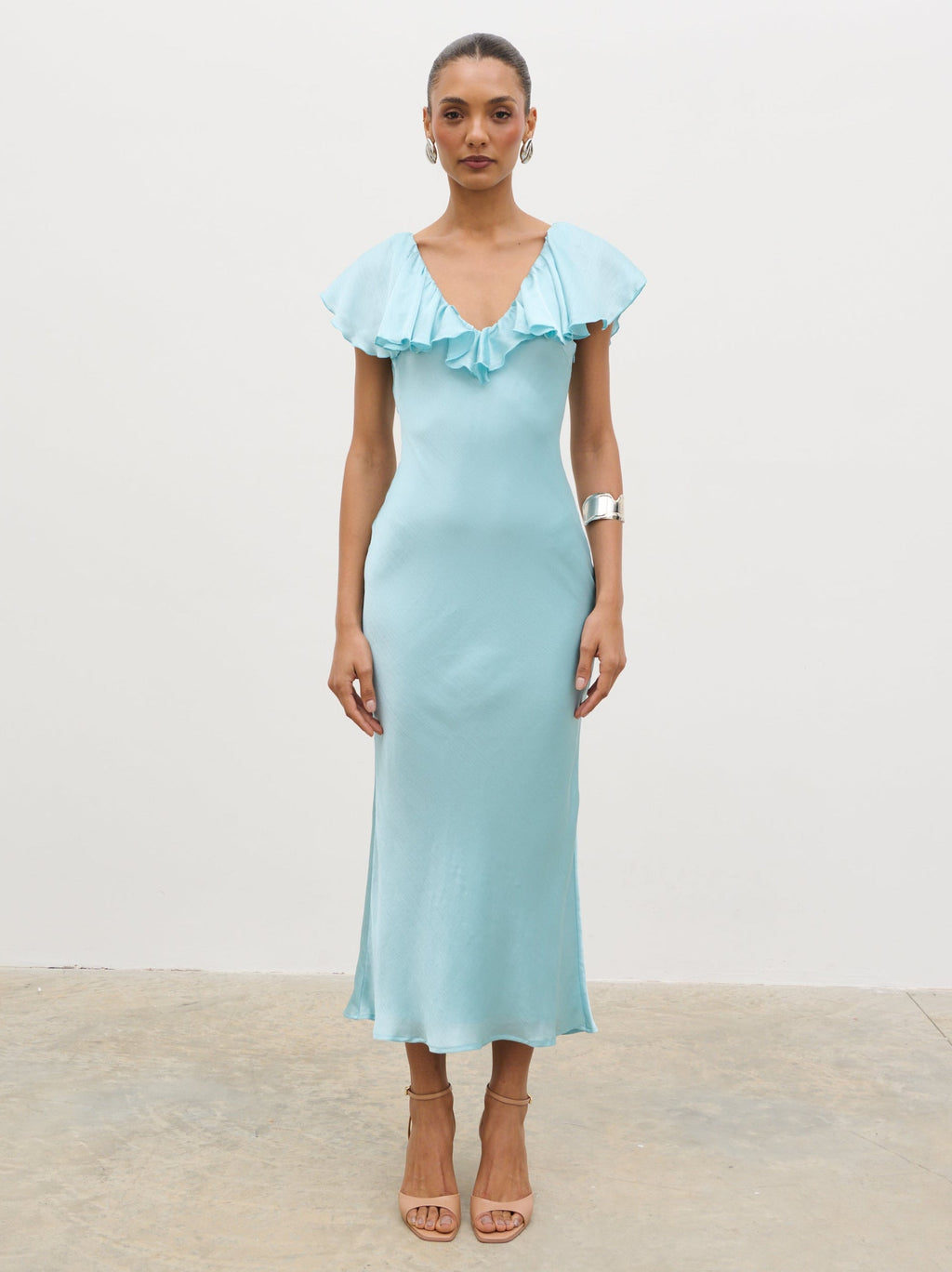 Adina Midaxi Dress - Seaspray Blue