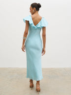 Adina Midaxi Dress - Seaspray Blue
