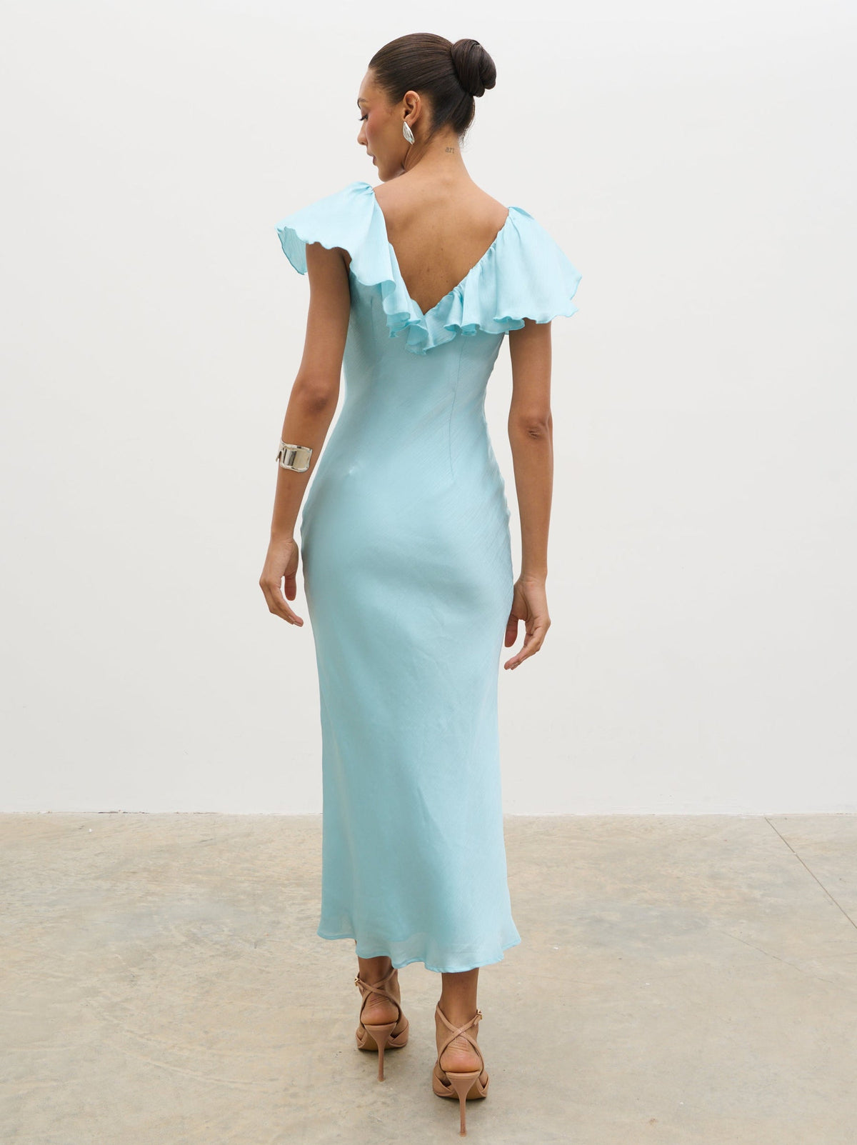 Adina Midaxi Dress - Seaspray Blue