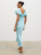 Adina Midaxi Dress - Seaspray Blue