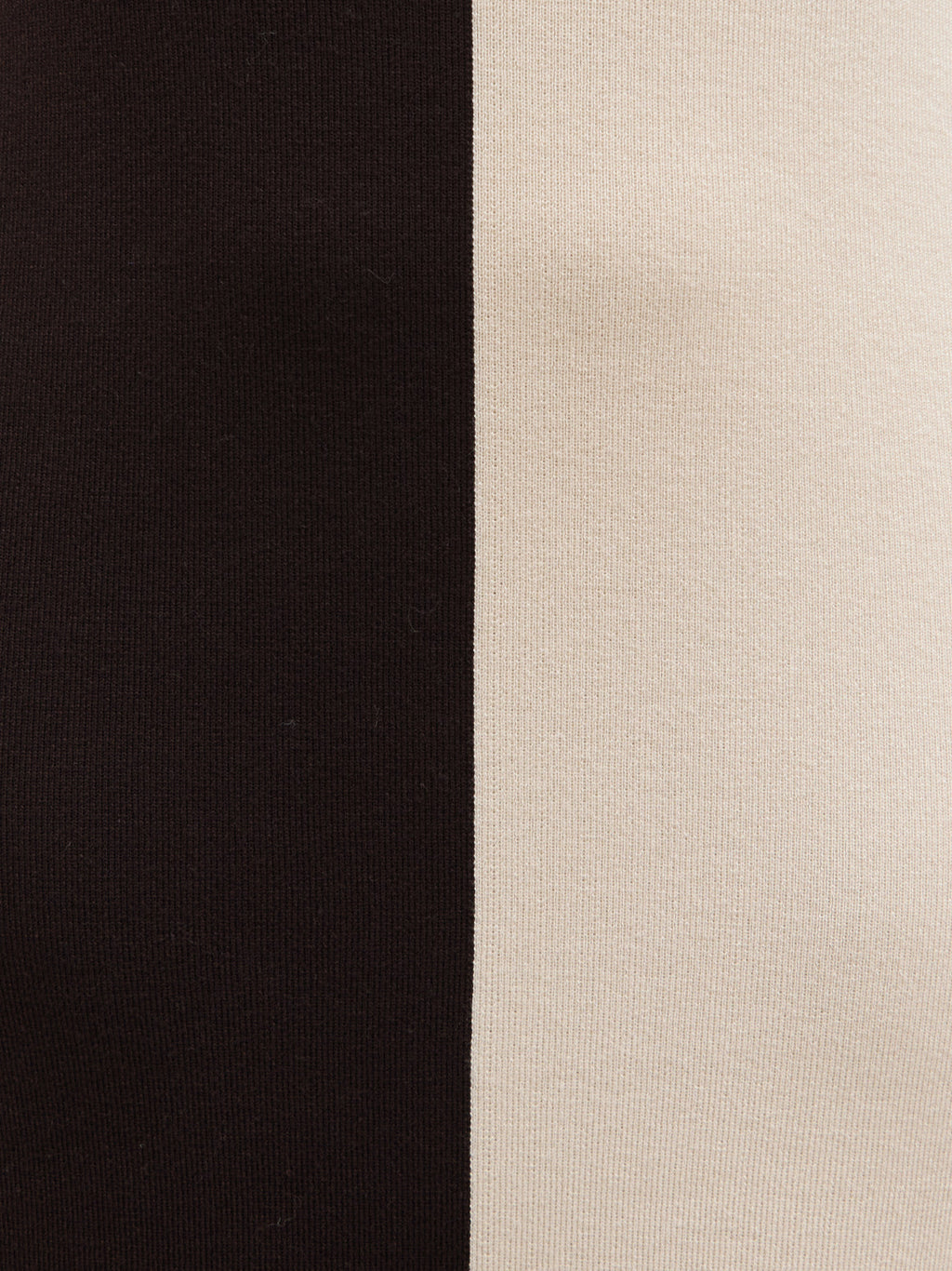 Berkley Contrast Knit Maxi Dress Curve - Beige and Chocolate Brown