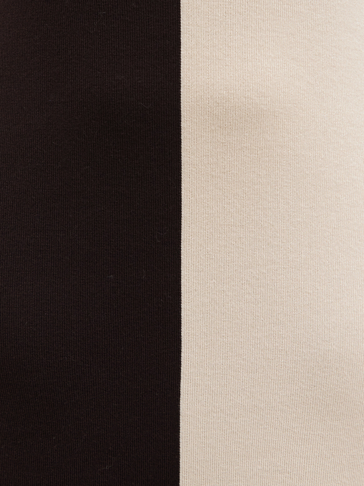 Berkley Contrast Knit Maxi Dress Curve - Beige and Chocolate Brown