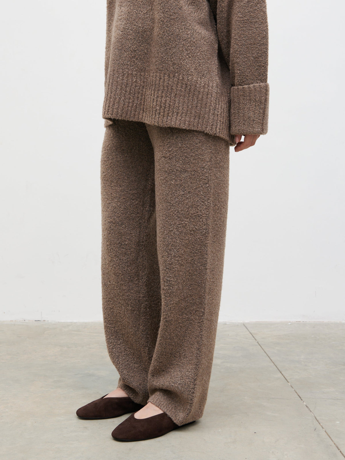 Camille Borg Drawstring Trousers - Mocha