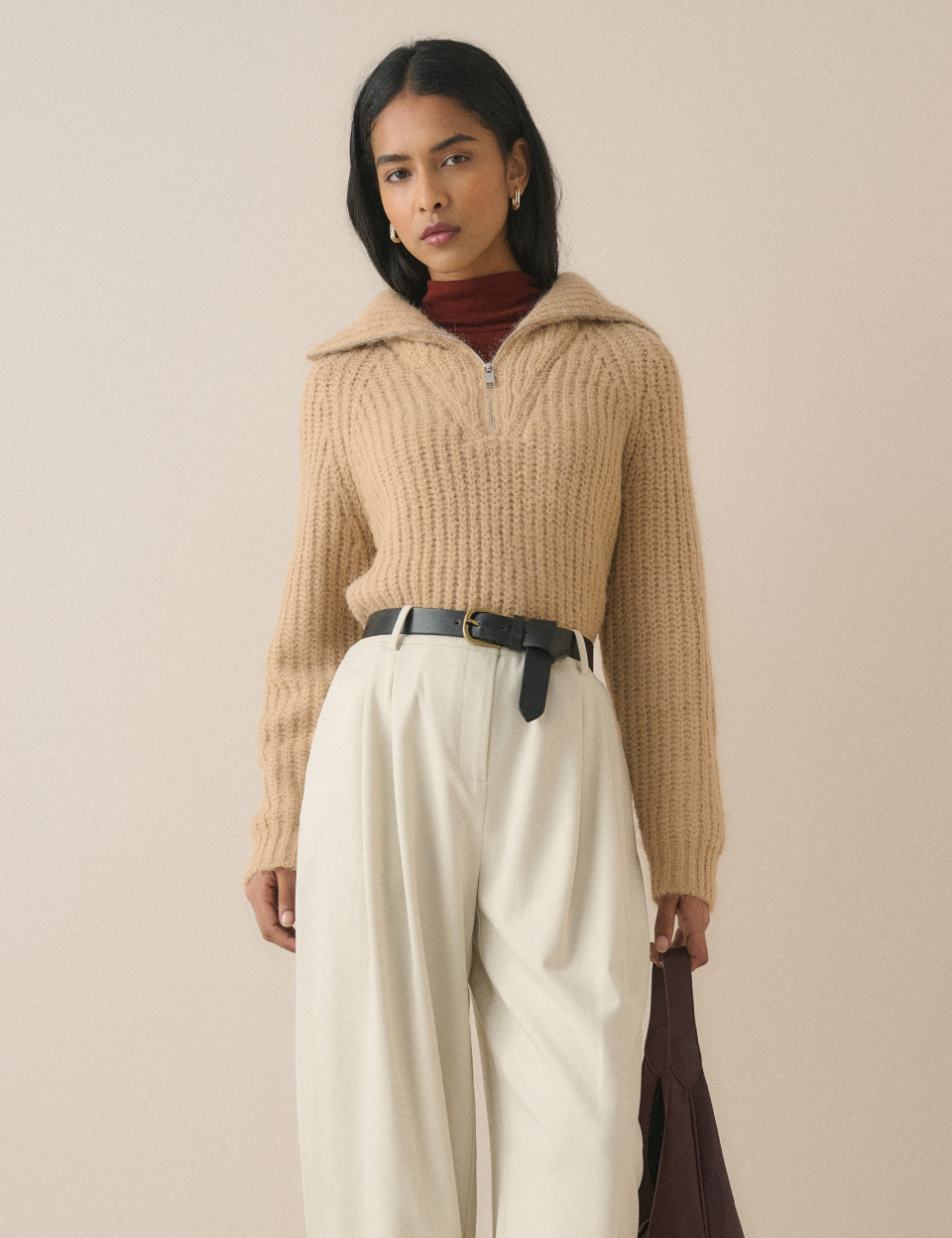 Cream  Chunky Knit Jumper