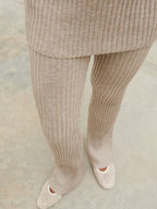 Dionne Knit Trousers - Taupe Marl